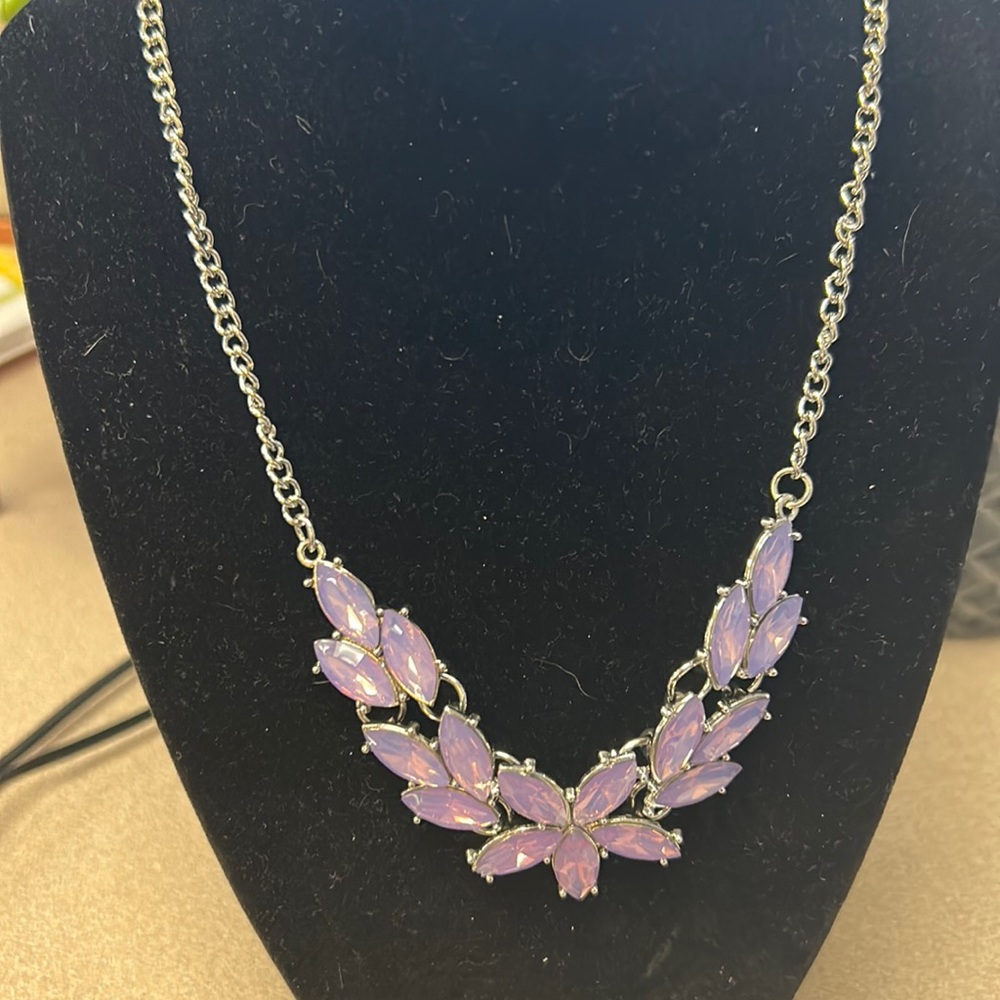 Custom purple necklace